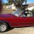 1978 Mercedes 450 SL Convertible Roadster / jump seat. Euro lights, maroon.