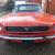  1966 FORD MUSTANG STRAIGHT SIX MANUAL ORANGE 