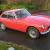 MGB GT 1972, 15" Chrome Wire Wheels, Red, Leather interior, 1 Previous Owner