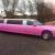 Pink Lincoln town car limousine 8 seater