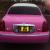 Pink Lincoln town car limousine 8 seater