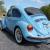 VW Super  Beetle, 1600cc engine, 4 Speed, Chrome Wheels, White Wall Tires