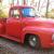 1955 Ford F-100 HOT ROD CUSTOM PICK UP TRUCK - SANTA CLAUS RED