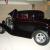 1932 Ford 3 window coupe, black, red interior, full fendered, 350/350 8 inch, ac