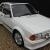 1985 FORD ESCORT MK3 SERIES 1 RS TURBO WHITE