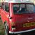 1990 ROVER MINI RACG FLAME CHECKMATE RED/WHITE 12 MONTHS MOT & TAX