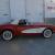 1961 CORVETTE ROADSTER ROMAN RED WHITE COVE 4 SPEED 283/230HP