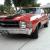 1971 ss chevelle  red 4 speed big block