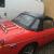Red MGB classic car convertible 2 door -
