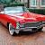 Wow what and amazing 1968 Cadillac Deville Convertible restored a/c red/white.