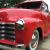1953 Red 3100 Chevy 5 Window Pickup with a V8