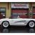 1961 Corvette Radio Delete Fuelie #'s Matching California Car White/Siver Coves