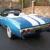 convertible, restored, solid, posi, PDB, PS, bucket, power top, a/c, blue, white