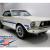 1968 Ford Mustang California special coupe re-creation. White, blue interior