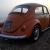 Classic VW Beetle 1971 1200 Stock example presented in factory L20D 'Clementine'