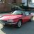 JAGUAR XJS CONVERTIBLE 1989 RED WITH BLACK POWER HOOD - Doeskin Leather