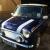 1999 ROVER MINI COOPER BLUE/WHITE ONLY 19000 MILES **OVER 30 PHOTOS**