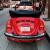 Convertible Red '76 VW Beetle