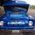 1954 Ford F100 Pickup Metallic Blue w/ Auburn interior 272 V8 4 Speed Manual