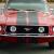 1967 68 Mustang Factory RED on RED, Restodmod, Black Carbon Fiber Shelby Stripes