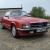 Mercedes Benz R107 SL500 1989 Signal red with Cream leather