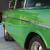 57 Chevy custom hot rod, shoe box, green 4 speed, air, custom interior 350 crate