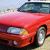 RARE 1987 FORD MUSTANG RED GT CONVERTIBLE.  3700 ORIGINAL MILES-MINT-  1 OF 702!
