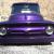1956 ford f100 street rod 466 cu inch purple
