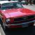 Vintage 1966 California - Red Mustang Convertible