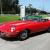 1969 Signal Red Jaguar E-Type XKE Series II Convertible 4.2L 6 Cyl 4 Spd Manual