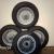 mgb original wire wheels x 4 with new tyres