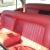 1962 Humber British collector car, in amazing condition, automatic, red leather