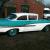 Ford Fairlane 1958 Classic Car Green and White
