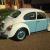 VW Beetle 1974 Blue/cream