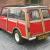 Classic 1968 Morris Mini Woody Traveler Estate Red