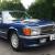 MERCEDES-BENZ 350 SL CONVERTIBLE V8 PETROL CLASSIC CAR NOT 500 SL RARE BLUE