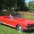 1965 Ford Mustang Convertible Red on Red 3 Speed White Top Former Trophy Winner