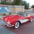 1961 littel red corvette 4speed # matching all orig. parts roadster great runing
