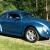 1964 VW BEETLE, Blue, 6" CHOP TOP with Suicide Doors, FUN, DEPENDABLE