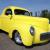 1941 Willys Pro Street FI ZZ502 V8 Richmond 6-Spd Yellow w/ Gray Lthr PW A/C