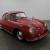 1956 Porsche 356A V Sunroof Coupe,red, bee-hive taillights, luggage rack