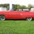Classic 1954 Ford Crestline Sunliner. Convertible, Red
