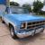 1977 GMC 1/2 ton two tone blue long bed pick up